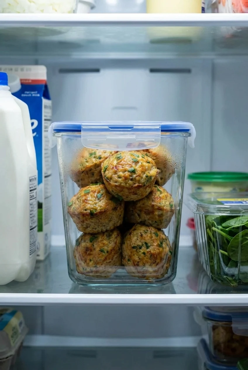 How to store and reheat Turkey Meatloaf Muffins