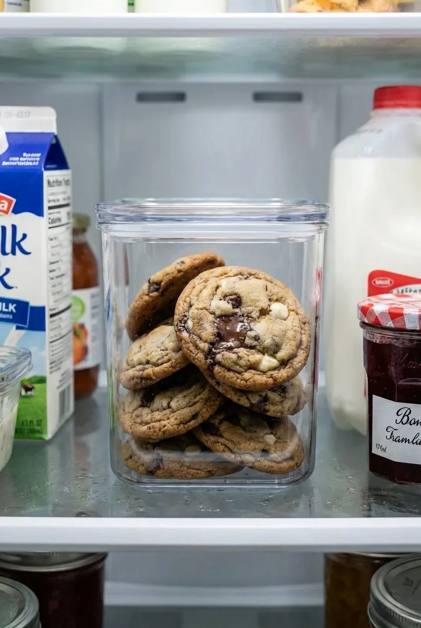 How to store and reheat Two-Chip Chocolate Chip Cookies