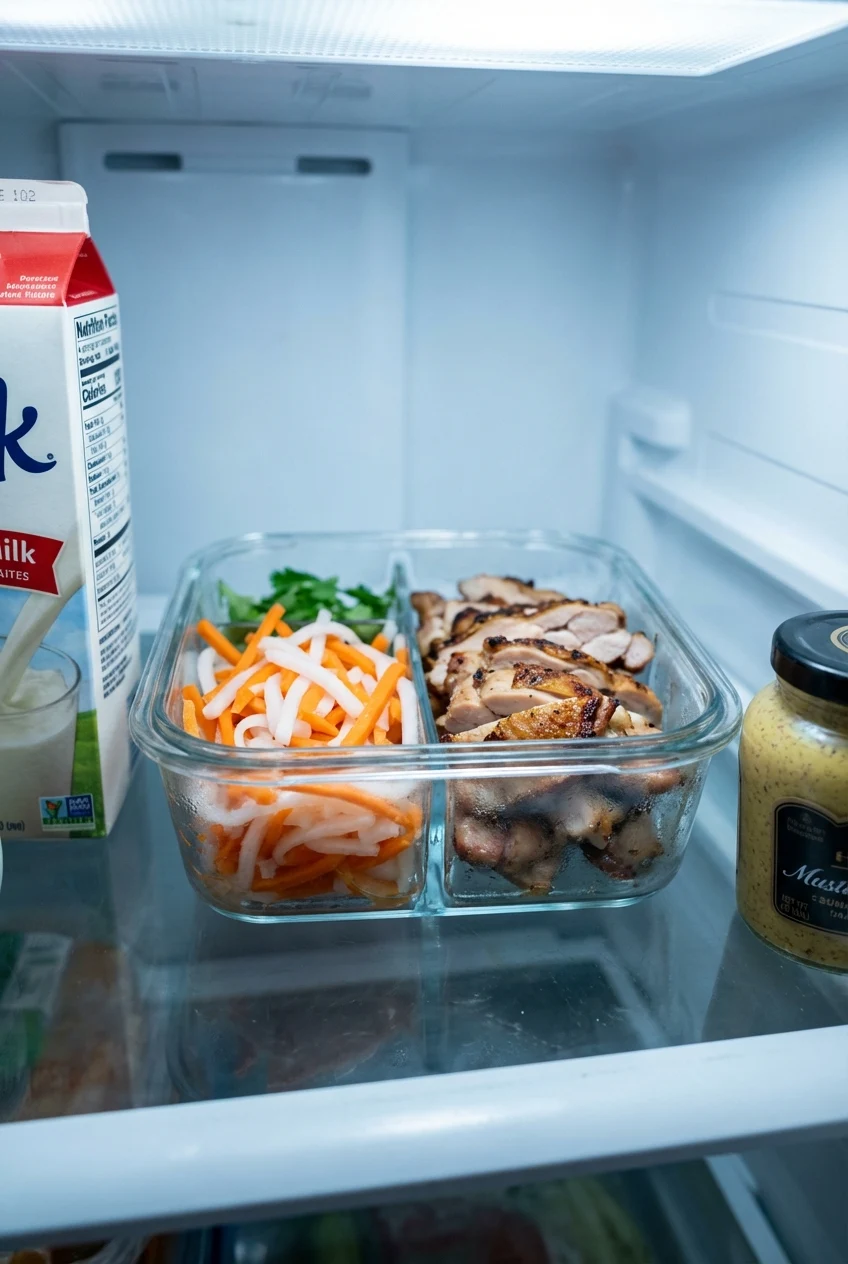 How to store and reheat Vietnamese Banh Mi Bowl