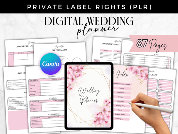 Canva Digital Wedding Planner Template