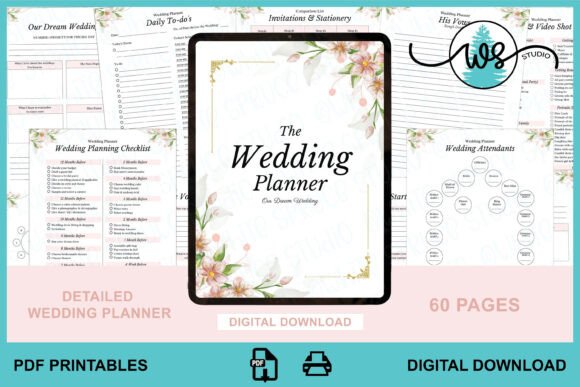 Printable Wedding Planner Pages