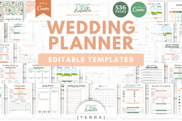 Wedding Planner Canva Templates