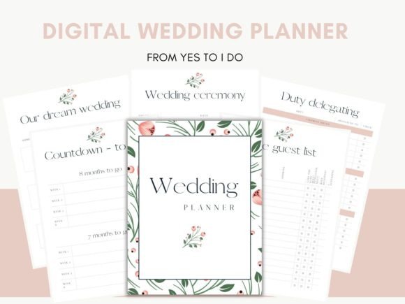 Wedding Planner Hyperlinked for Goodnote