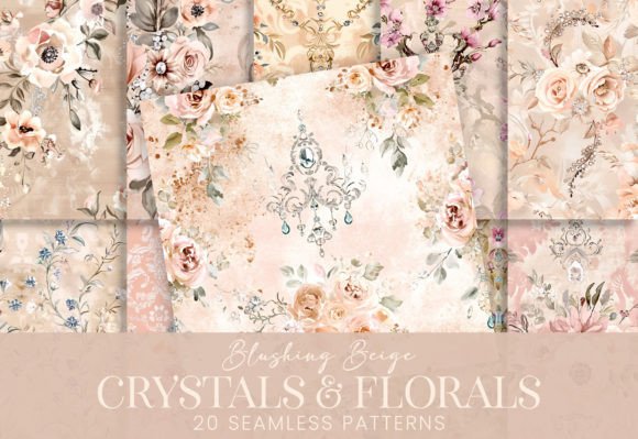 Blush Florals Crystal Wedding Botanicals