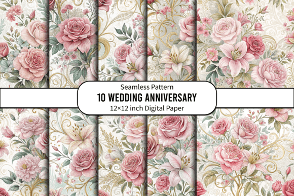 Romantic Floral Wedding Patterns