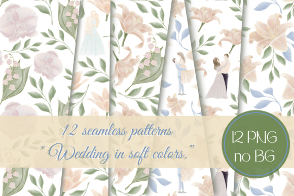 Seamless Patterns 'Wedding History'