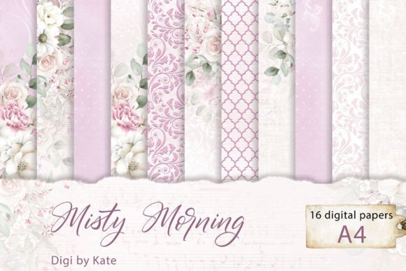 Purple Digital Paper Pack