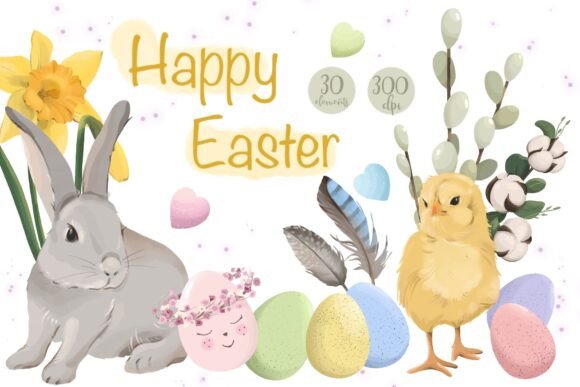 Easter Clipart Spring Floral