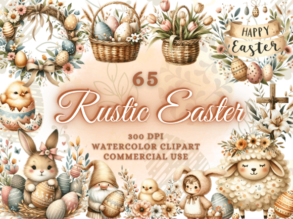 Watercolor Easter Clipart - Easter Png