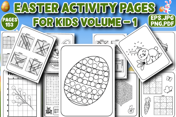 Easter Activity Book for Kids Volume – 1