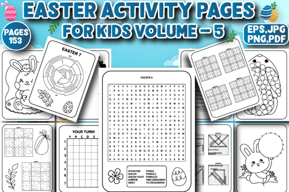 Easter Activity Book for Kids Volume – 5
