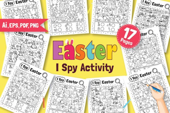 I Spy Easter Activity Book for Kids