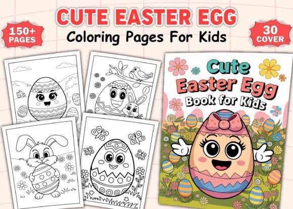 150+ Easter Egg Coloring Pages for Kids