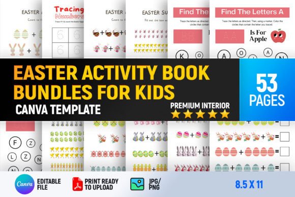 Easter Activity Worksheets Bundle