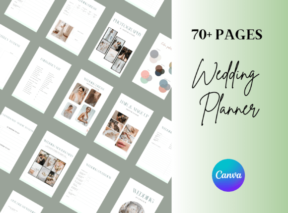 Ultimate Wedding Planning Printable: Comprehensive Editable Canva Template