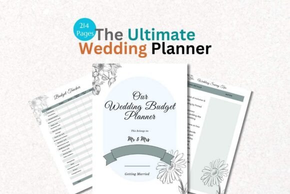 Ultimate Editable Wedding Planner: 214 Pages in Canva