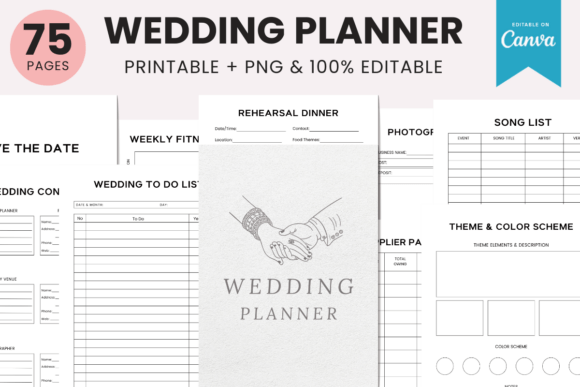2025 Digital Wedding Planner Bundle