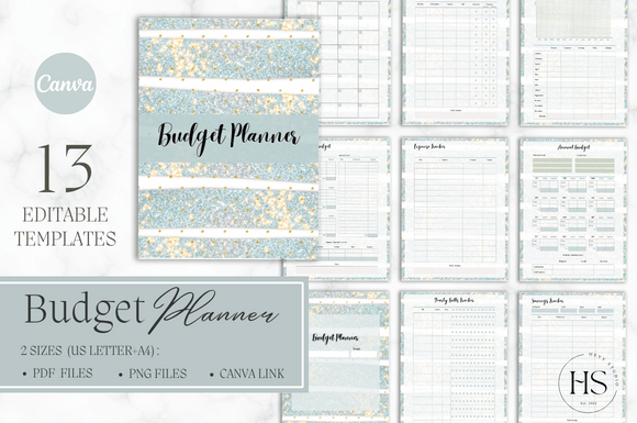 Customizable Budget Planning Toolkit in Canva