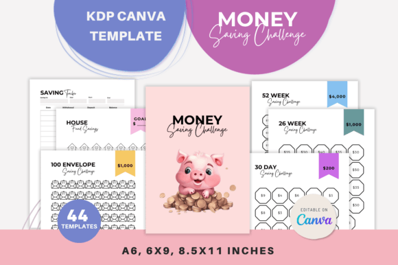 Ultimate Money Saving Challenge Tracker Bundle