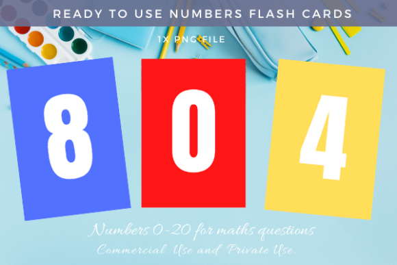 Bright Maths Flashcards 0-20 with Operations and Rewards