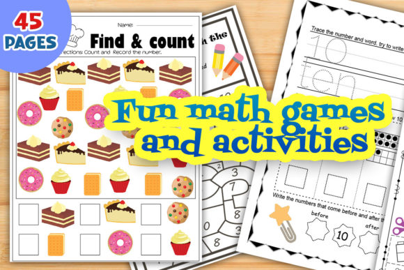 Number Learning Printables for Preschoolers 0-20
