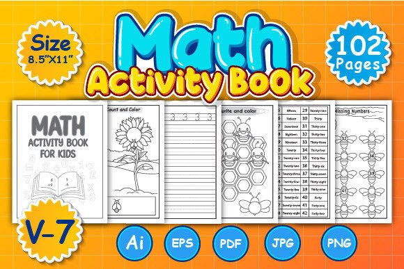 Buzzing with Numbers: Bee-Themed Math Fun for Kids V-7