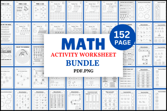 Comprehensive Kindergarten Math Fun Bundle