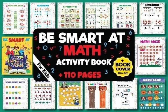 Fun and Educational Math Activity Book for Kids