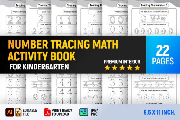 Whimsical Learning Adventure: Number Tracing Fun