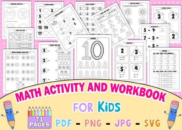 Ultimate Math Activity and Workbook for Kids