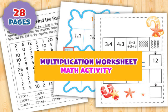 Multiplication Worksheets for Kindergarten and Preschool