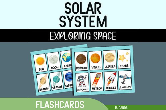 Engaging Solar System Flashcards for Young Learners