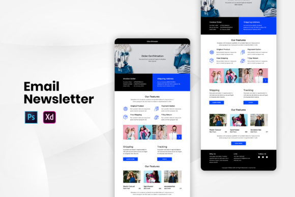 Colorful Editable Email Newsletter Template for Marketing Success