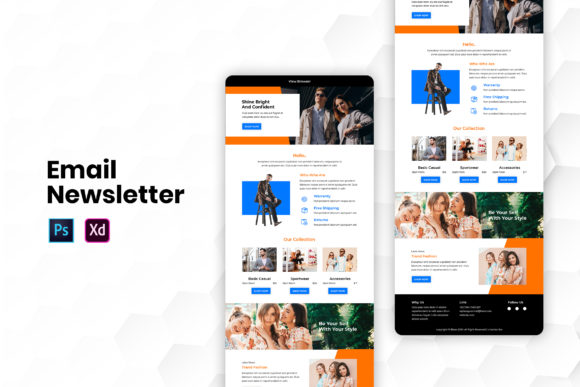 Colorful Editable Email Newsletter Template for Effective Marketing