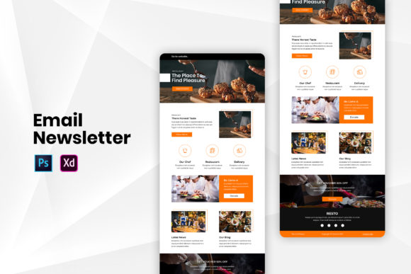 Colorful Professional Email Newsletter Templates for Marketing and Outreach