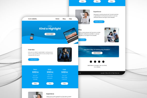 Colorful & Customizable Email Newsletter Template for Bright Marketing Opportunities