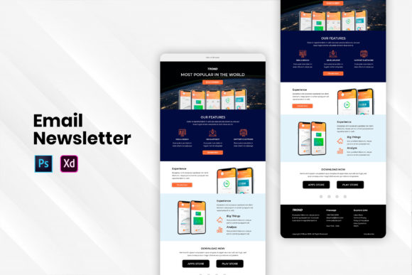 Colorful & Customizable Email Newsletter Template for Memorable Marketing