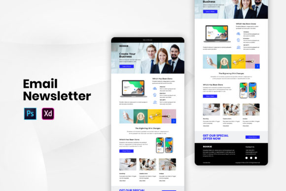 Colorful Editable Email Newsletter Templates for Memorable Marketing