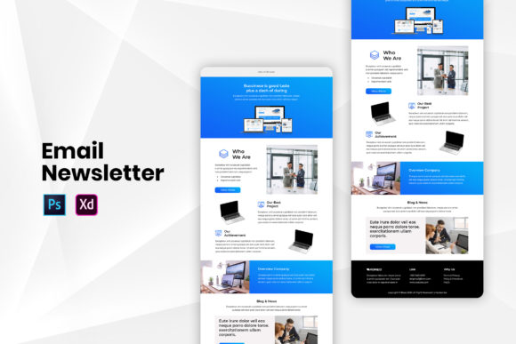 Colorful & Customizable Email Newsletter Template for Effective Marketing