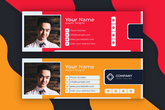 Professional Corporate Email Signature Templates Bundle