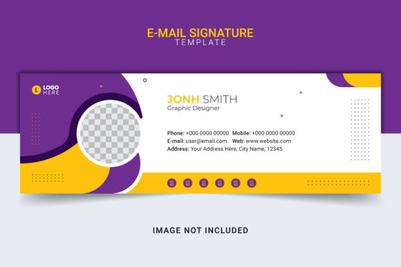 Creative Multi-purpose Corporate Email Signature Template