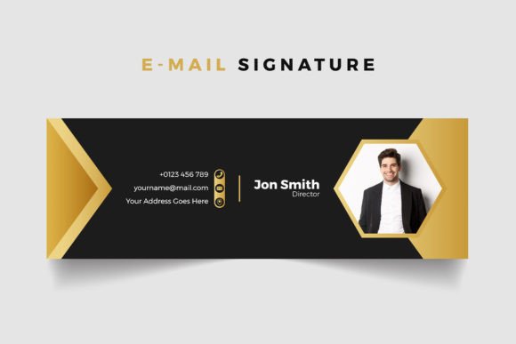 Elegant Luxury Email Signature Template