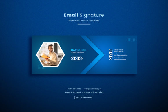 Professional Modern Email Signature Template for Business and Personal Use