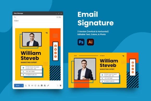 Elegant Email Signature Templates for Marketing Managers