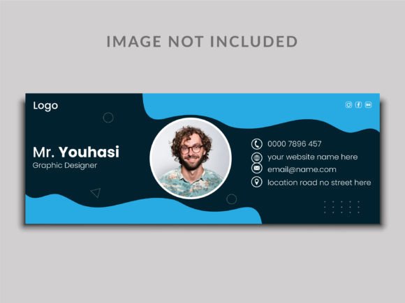 Custom Personal Email Signature and Footer Template