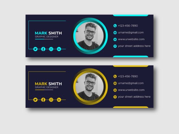 Professional Email Signature & Footer Template for Corporate Branding