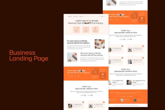 Multipurpose Business One Page Email & Landing Page Template