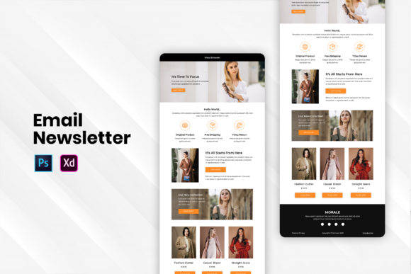 Colorful Editable Email Newsletter Template for Effective Marketing