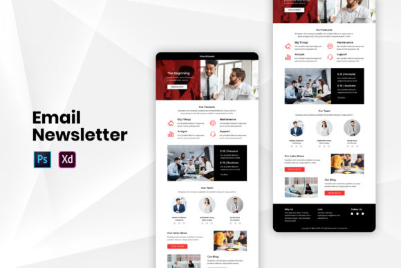 Colorful & Customizable Email Newsletter Templates for Memorable Marketing