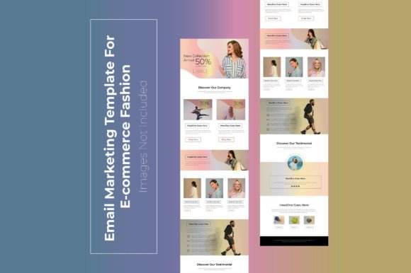 Colorful Mailchimp Email Template for All Business Types